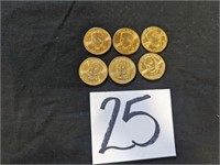 Andrew Johnson & John Quincy Adams- 6 Dollar Coins