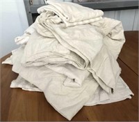 (Size Unknown) Beige Flannel Sheet Set