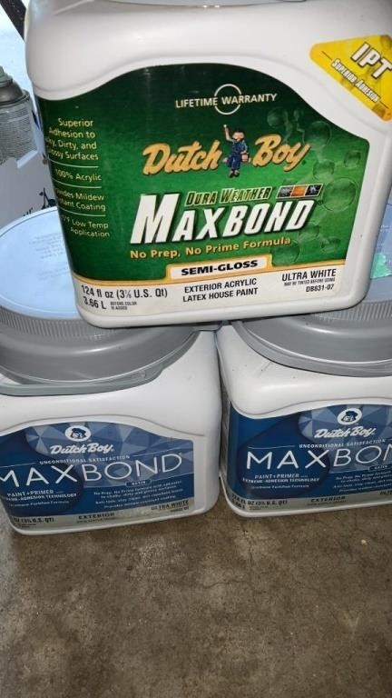 3 Gallons of Exterior Paint,full