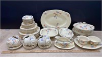 76 pieces Royal Staffordshire Porcelain Harmonica