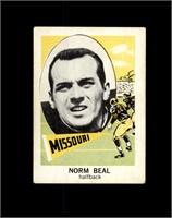 1961 Nu-Card #149 Norm Beal VG-EX to EX+