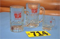Mug N Bun Indianapolis heavy glass mugs