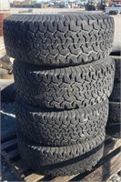 4-- BF Goodrich 35X12.50 R16.5 Tires w/ Rims