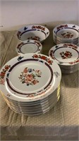CROWN MING Fine China Dinnerware 37 Pieces
