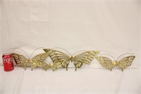 Set of 4 Brass Butterflies ~ 9", 12", 16"