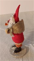 (2) 5” Santa Claus Figures 1930’s Japan.