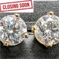 $5670 14K  Lab Grown Diamond (2.3Ct,Si1-I1,Fancy B