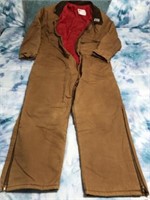 Key Heavy Insulated Overalls Size XL Short