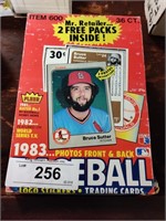 36 Sealed packs 1983 Fleer MLB trading cards
