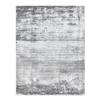 Solo Rugs Ida Contemporary Charcoal 9 Ft. X 12