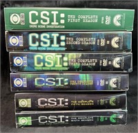 CSI Seasons 1-6 DVD's