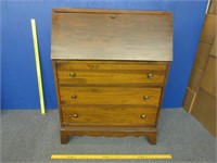 antique drop front secretary desk