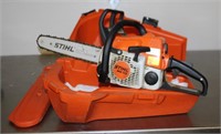 Stihl MS170 chainsaw with 15" bar with bar guard
