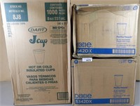 2000pc Hot Or Cold Insulated Styrofoam Cups