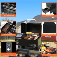 Portable Wood Pellet Grill and Smoker,Electric