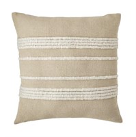 R3631  Better Homes & Gardens Tan 20"x20" Pillow