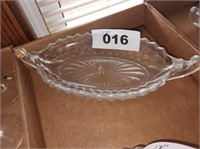 FOSTORIA AMERICAN PATTERN 12" OVAL RELISH DISH