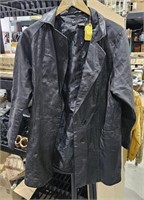 Black Leather Jacket sz Md