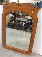 Wood Framed Dresser Mirror 30 x 44 "