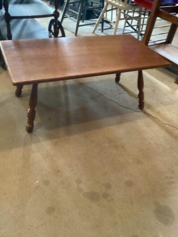 Maple coffee table 38 x 19 x 16 tall