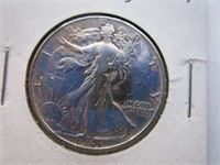 1943P Walking Liberty half dollar