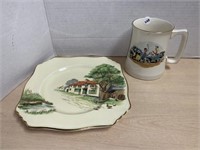 Royal Winton Mug And Plate