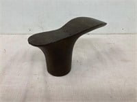 Cast iron shoe last. Stands alone or on a post.