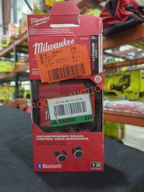 Milwaukee USB Bluetooth Jobsite Ear Buds