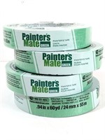 NEW Painters Mate Green Painting Tape Rolls (x4)