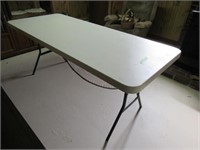 (3) 6 FT. PLASTIC FOLDING TABLES: