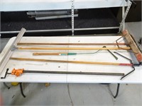 Lot of Misc. Handled Tools - Broom Whacker