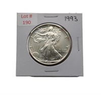 1993 1oz Fine Silver Eagle