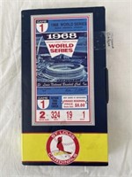 Bob Gibson Autographed Collectors Ticket
