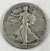 1943 Walking Liberty Silver Half Dollar