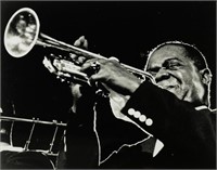 Ted Williams Louis Armstrong '61 Chicago Photograp