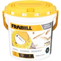 R1372  Frabill Aerated Tackle Box, White/Yellow, 1