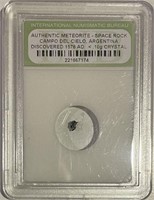 Certified Authentic Meteorite - Argentina