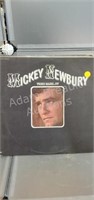 6 vintage Mickey Newbury 33 RPM vinyl records -