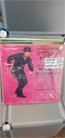 8 vintage country western 33 RPM vinyl records -