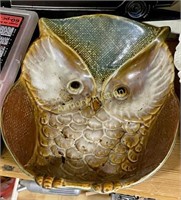 POTTERY OWL BOWL