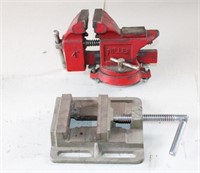 Fuller 4" Bench Vise & 4" Drill Press Vise