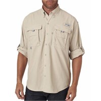 Columbia Men's PFG Bahama II Long Sleeve Shirt, Br