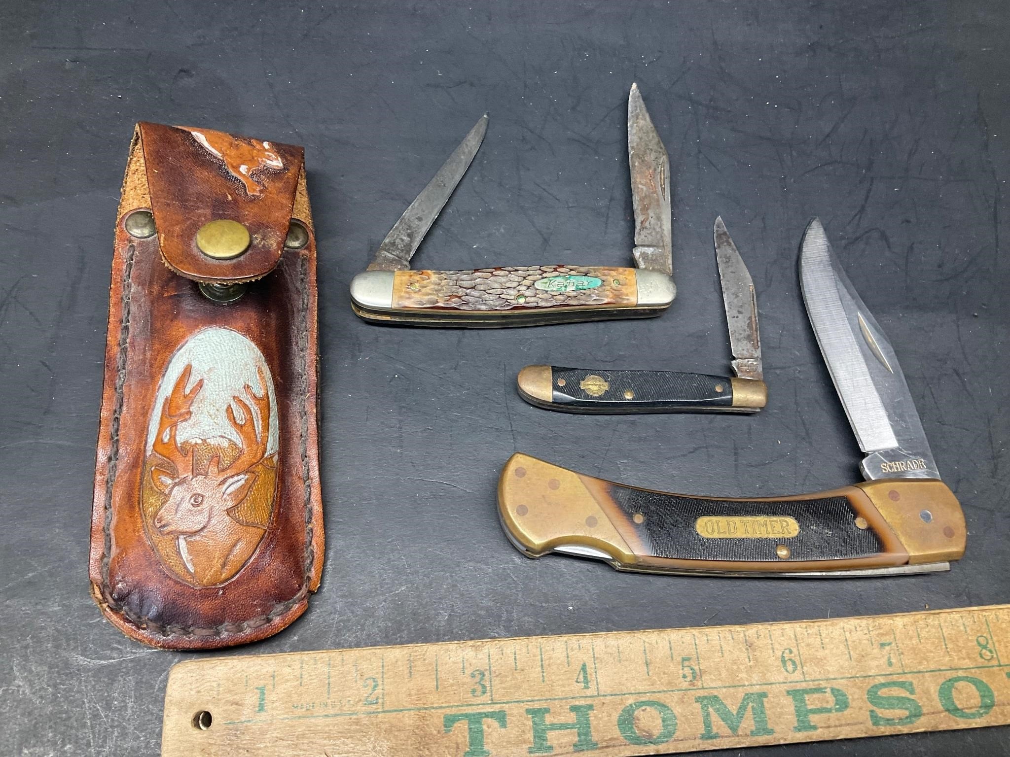 Old Timer, Kbar,and Copenhagen knives