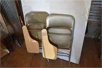 2- Folding Desk Chairs