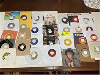 GROUP OF 45s INCLUDING JAMES BROWN, PAUL YOUNG, CH