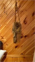 Coyote Hide & Leather Bag w/fringes