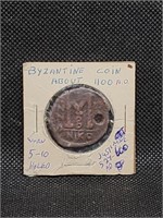 Byzantine Coin Around 1100 A.D.