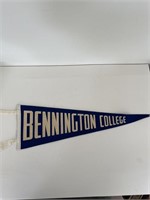 Vintage Felt Pennant Bennington College Vermont