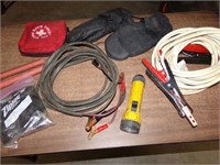 Jumper cables, first aid and more