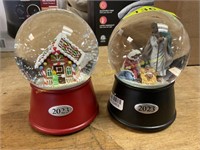 2023 Christmas Nativity & Gingerbread Snow Globes